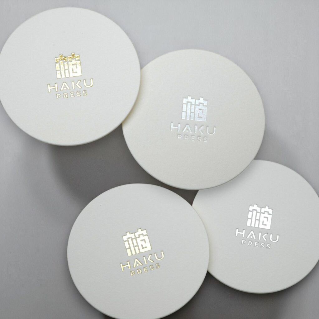 ご注文：変形カード／丸形（45mm）／クッション紙