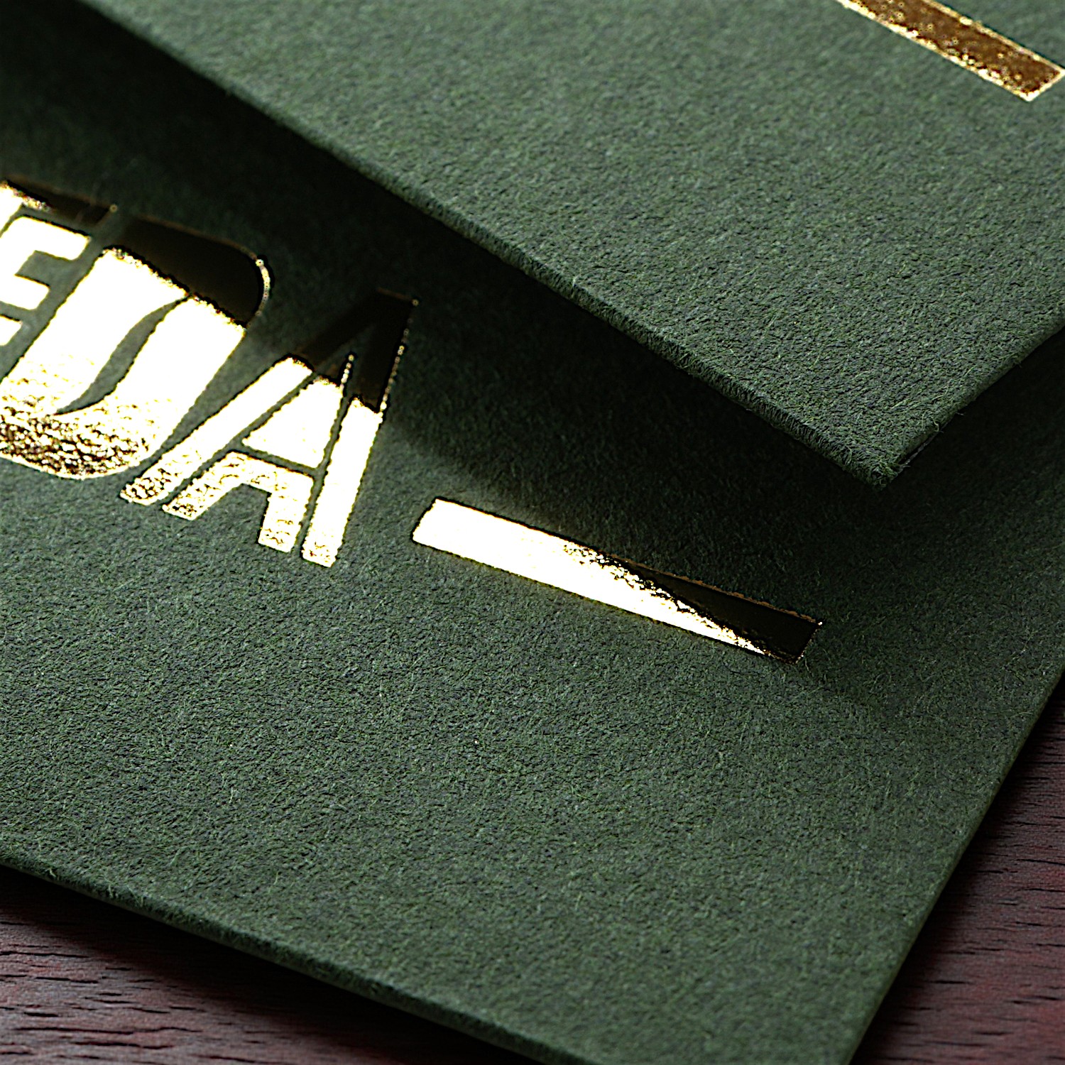 NTラシャに金箔押しを施した上質なNEカマス封筒